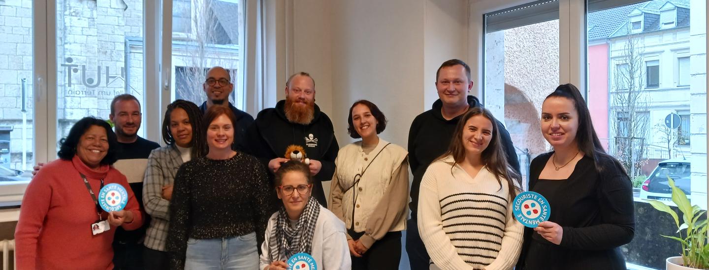 Photo de tous les participants à la formation sur la santé mentale