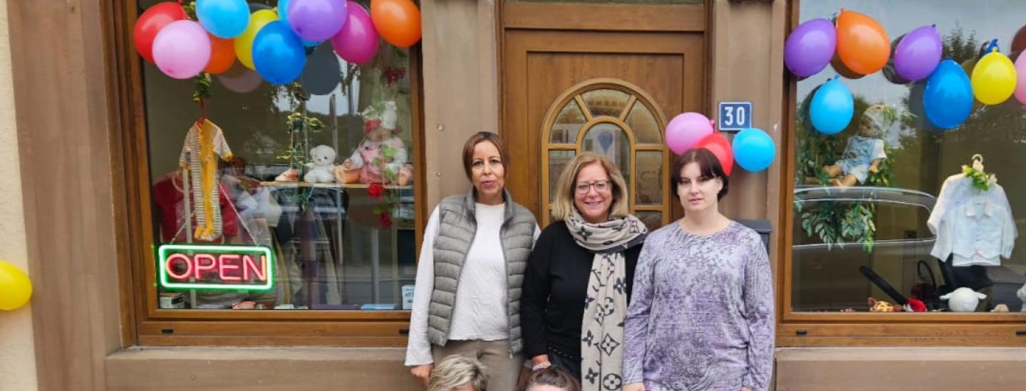 L'équipe de la boutique de puériculture de Redange/Attert
